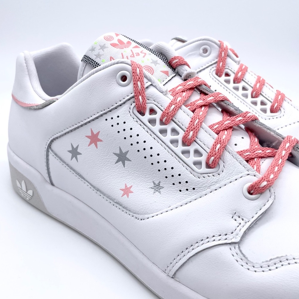 Adidas White Gray SlamCourt Original Sneakers - Picture 4 of 11